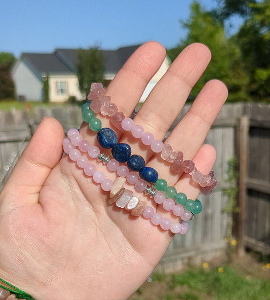 Crystal bead bracelets