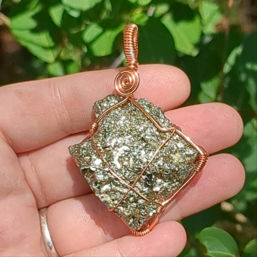 Pyrite pendant