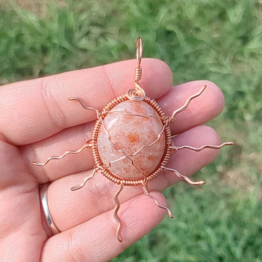 Sunstone Sun pendant