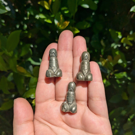 Mini pyrite phallus