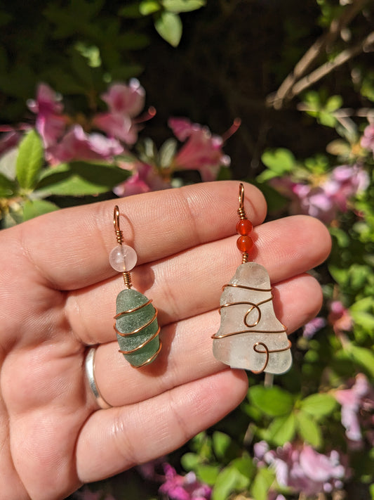 Sea glass pendant